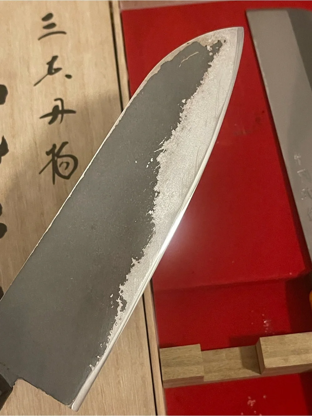 Japanese knife Nakiri and Santoku Set 小鍛冶國武 Kokaji Kunitake 170mm kitchen knife